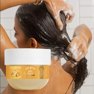 Masque capillaire à l'<span class=keywords><strong>eau</strong></span> <span class=keywords><strong>de</strong></span> <span class=keywords><strong>riz</strong></span> après-shampoing profond réparateur nourrissant hydratant en profondeur <span class=keywords><strong>de</strong></span> marque privée pour les <span class=keywords><strong>cheveux</strong></span> secs bouclés et crépus - Product Image 3