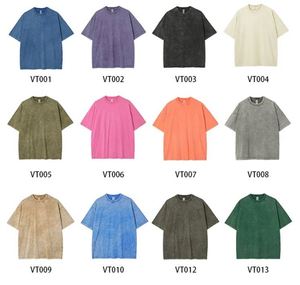 Wholesale 250gsm Oversized 100% Cotton Blank Custom Dtg Print Graphic Tees Vintage T <b>Shirt</b> Acid Washed T-<b>shirts</b> for Men - Product Image 5