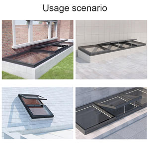 <span class=keywords><strong>Ventanas</strong></span> modernas de aluminio aisladas del Reino Unido con claraboyas automáticas de techo corredizo, carcasa insonorizada de estilo abierto plegable - Product Image 5