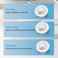 Ventilateur de plafond LED moderne avec moteur AC, télécommande, lampe E27, variateur d'intensité, ventilateur et lumière intelligents à 3 vitesses pour chambre à coucher et salon