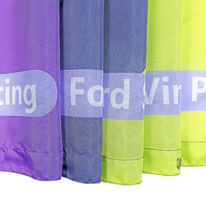 Drapeau publicitaire personnalisé pour promotion de marque, faible MOQ, bannière en polyester imperméable à double face avec impression UV, bannière extérieure en tissu vinyle - Product Image 6