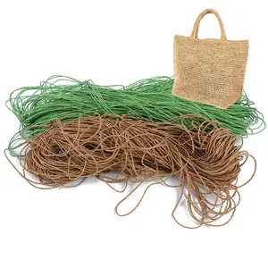 Hot Selling Milieubescherming Biologisch Afbreekbaar 2Mm Natuurlijk Gekleurd Lafiet Gras Hoge Kwaliteit Natuurlijk Papier Raffia Leverancier