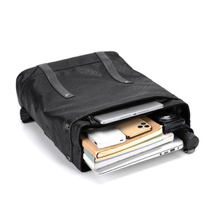 Famous Brands <strong>Laptop</strong> Backpack for Men Convertible Briefcase Backpacks School Bookbag Expandable <strong>Vintage</strong> Business Work Travel Bag - Product Image 5