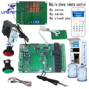 Distributeur d'eau automatique avec carte de contrôle intelligente, écran LCD, 9 relais de contrôle, accepte les pièces de monnaie/les cartes à puce/le paiement par cloud, <span class=keywords><strong>Guangzhou</strong></span> <span class=keywords><strong>PCBA</strong></span> - Product Image 1