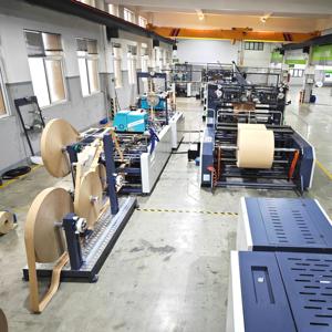 Composants haut de gamme ROKIN BRAND <span class=keywords><strong>Carrefour</strong></span> utilise une mini machine de fabrication de sacs en papier à poignée plate - Product Image 5