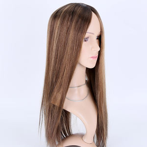 Nuevo Diseño 2022 Peluca de Cabello 100% Humano Virgen Remy Balayage Castaño Totalmente Anudada a Mano para Mujeres Blancas - Product Image 6