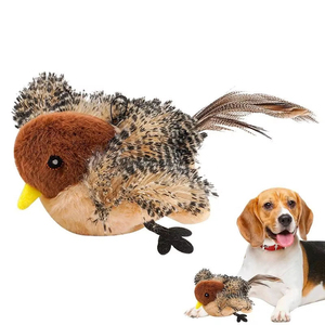 Juguete para Gatos con Sonido de Pájaro, Simulación de Plumas, Ecológico, con Canto Real de Pájaro, Juguete de Gorrillo con 3 Modos de Movimiento de Alas - Product Image 1