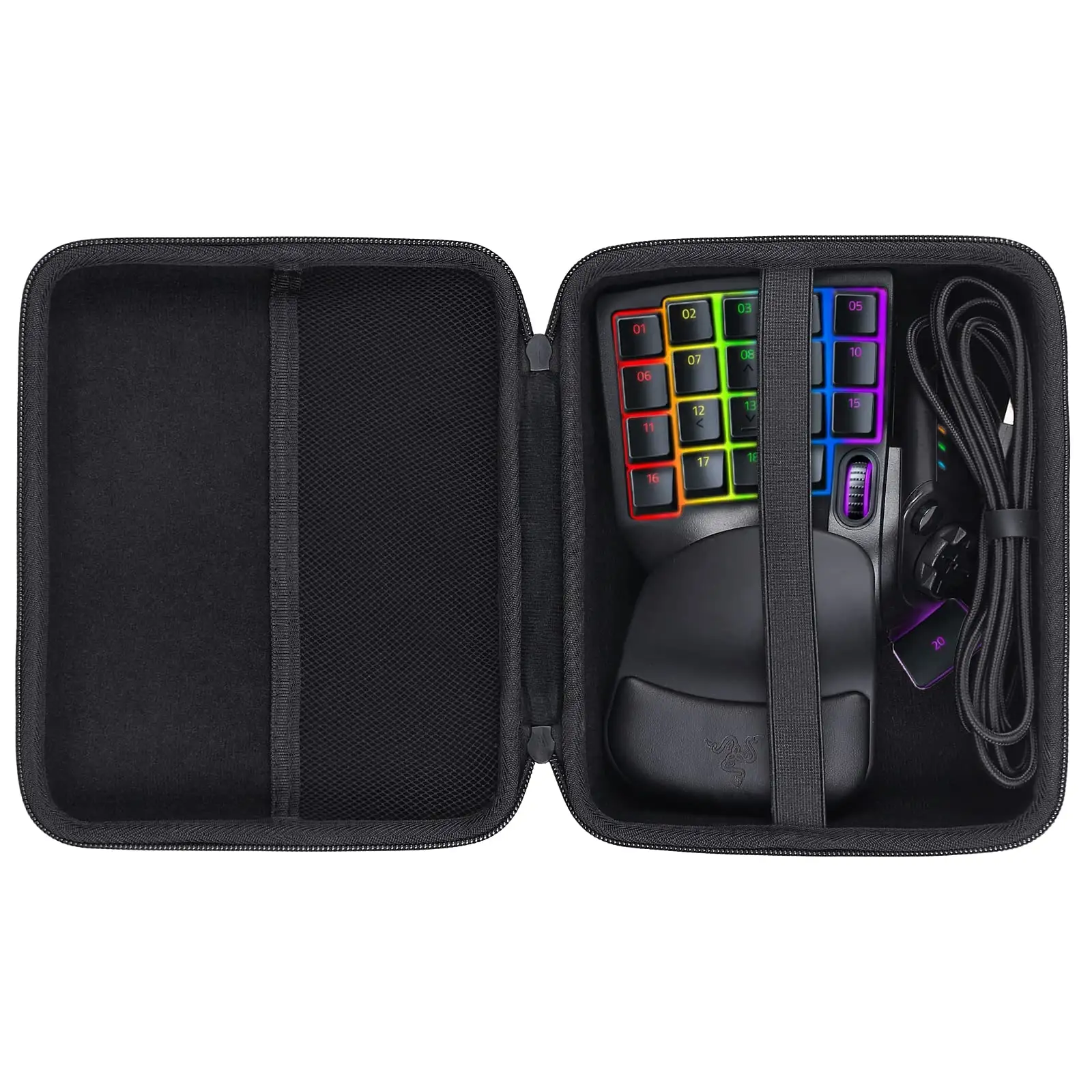 Keypad Hard Case Replacement for Tartarus Pro V2 Gaming Keypad Storage Bag