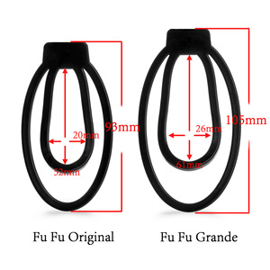 Dispositivo de Entrenamiento para Pene Masculino, Clip de Entrenamiento de Plástico Ligero, Jaula para Pene, Juguete Sexual para Bondage, Candado de Castidad con Clip Fufu - Product Image 2