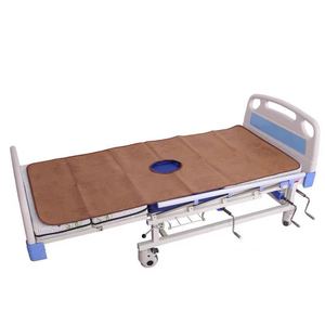 Fuji Seat Tapis rafraîchissant pour lit médicalisé 90 cm, imitation rotin en bambou double face avec trou pour commode, pour personnes âgées et patients paralysés - Product Image 4