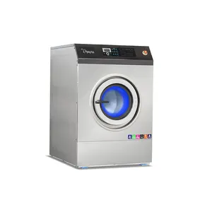 Industrial Big Capacity Electric or Gas Cloth Linen Bed Sheet Clothes Washing Machine with Dryer and Ironing Machine