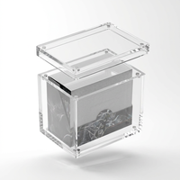 Boîtier de protection magnétique en acrylique transparent pour ETB - Boîte sur mesure avec protection UV pour Black Bolt et objets de collection TCG