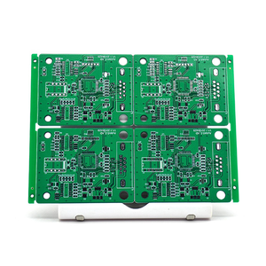 Carte de circuit imprimé multicouche verte à 4 couches avec masque de soudure et pads pour composants - Product Image 1