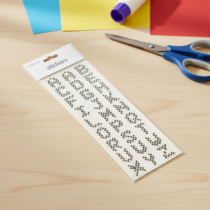 Autocollants en lettres et chiffres brillants écologiques personnalisés, autocollants en lettres et chiffres brillants pour décorer les livres d'activités, les affiches de mathématiques, décoratifs - Product Image 4