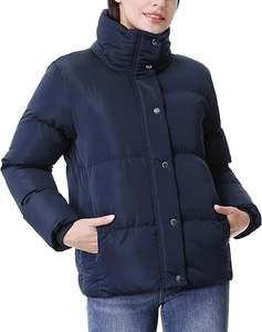 Abrigo de Invierno para Mujer, Chaqueta Acolchada con Cierre Completo, Impermeable, Chaqueta Abrigada, Parka de Manga Larga - Product Image 3