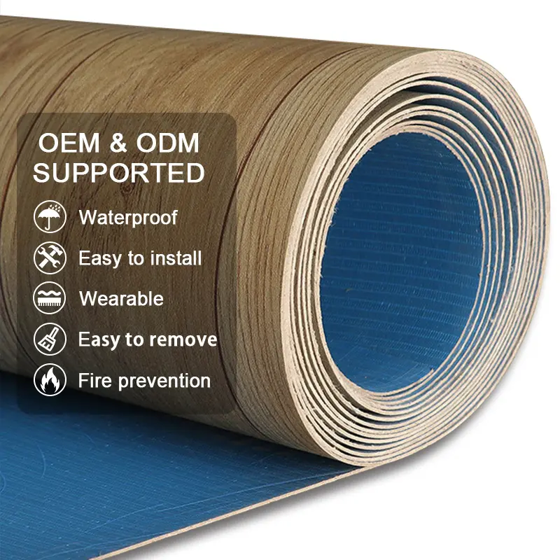 장식 재료 탄력 펠트 백업 PVC 바닥 저렴한 가격 저렴한 메쉬 패브릭 다시 PVC 바닥 깔개 실내 사용