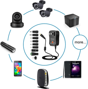 30W Universal Power Supply 3V-12V Adjustable AC DC Adapter Multi-Voltage <b>Switching</b> Charger with <b>USB</b> Port for Home Electronics - Product Image 5