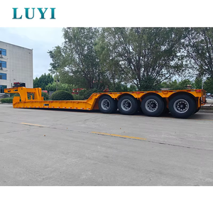 <span class=keywords><strong>Semi</strong></span>-<span class=keywords><strong>remorque</strong></span> camion 3 essieux 4 essieux 50 tonnes 60 tonnes robuste hydraulique à col de cygne surbaissée - Product Image 5