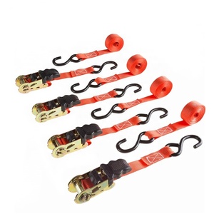 1inch 25mm mini hàng hóa lashing vành đai có thể thu vào dây đai rachet Tie xuống dây đeo phần cứng khóa S móc <span class=keywords><strong>J</strong></span> móc với thắt chặt xử lý - Product Image 1