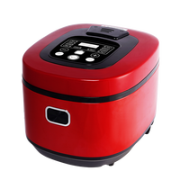 Cuisinière à riz électrique numérique intelligente automatique de 5 L, grande capacité, antiadhésive, portable, multifonctionnelle pour la maison, l'extérieur, l'hôtel, les camping-cars