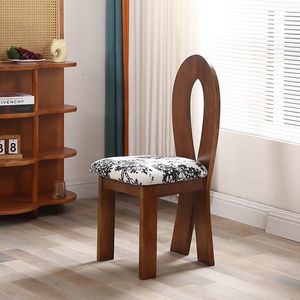 Chaise de salle à manger moderne de luxe en velours vert avec structure en bois, écologique, pour salles à manger, appartements, bureaux à domicile L067 - Product Image 6