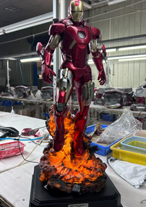 Statua in Resina Artistica Dipinta a Mano Personalizzata di <span class=keywords><strong>Iron</strong></span> <span class=keywords><strong>Man</strong></span> Mark 7 Versione Danneggiata in Battaglia, Scala 1/<span class=keywords><strong>3</strong></span>, Modello GK - Product Image 2