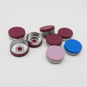 Tappo per Flacone in Alluminio e Plastica 13mm 20mm Colore e Logo Personalizzati Tappo Flip Top per Flacone da Iniezione - Product Image 2