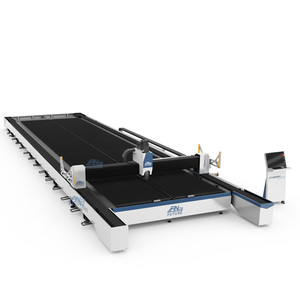 China <span class=keywords><strong>Jina</strong></span> Fabrik Stahlkonstruktion Kohlenstoffstahl CNC 6m 12m 6030 1230 12kW Faserlaser-Schneidemaschine 20KW 30KW Lasermaschinen - Product Image 2