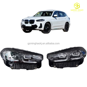Serie de faros delanteros más vendida 2022-2024 - aplicable para <span class=keywords><strong>BMW</strong></span> <span class=keywords><strong>X3</strong></span> G01. Faros LED negros y luces de freno izquierda/derecha. - Product Image 2