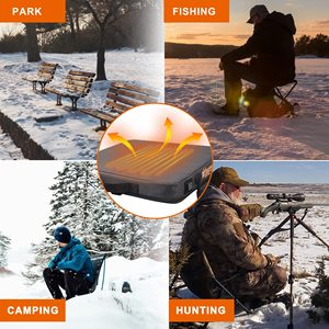 Xách tay nước nóng ghế đệm, Bộ nhớ bọt sưởi ấm chỗ ngồi pad cho ngoài trời sân vận động tẩy trắng cắm trại - Product Image 6