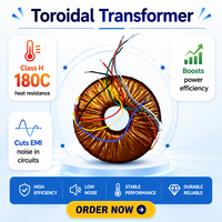 Transformateur de puissance personnalisé T200 T235 T270 380v vers 24v, monophasé, enroulement en cuivre, sortie 50 60Hz, transformateur toroïdal