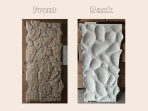 Pannello Decorativo 3D a Onde per Esterni, Pannello Ecologico di Sfondo, Lastra 3D in Poliuretano, Pannello Murale in Finta <span class=keywords><strong>Pietra</strong></span> Artificiale - Product Image 2