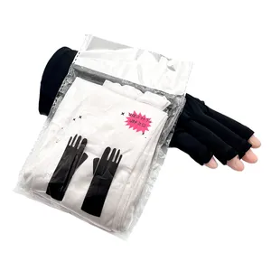 Supplier White Glove Shield Salon Polish Tool Radiation Fingerless Half Manicure Dryer Protection Uv Art Gel Gloves Nail Anti