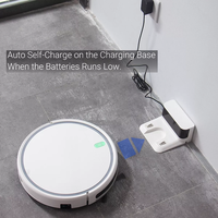 Robot aspirateur intelligent 2026 Tuya App avec forte aspiration 3000Pa, réservoir d'eau interchangeable et recharge automatique pour le nettoyage des sols