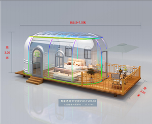 Hiện Đại Đúc Sẵn <span class=keywords><strong>Polycarbonate</strong></span> Lều Nhỏ Ngoài Trời Cắm Trại Dome Nhà Glamping Đo Đesic Hình Bầu Dục Sao Phòng Bong Bóng Nhà Cho Khách Sạn - Product Image 6