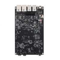 Qotom 4 Bay 4 LAN Mini PC NAS Carte Mère 8ème Gen Intel Core i3 i5 i7 CPU NAS Mini itx Carte Mère Combo