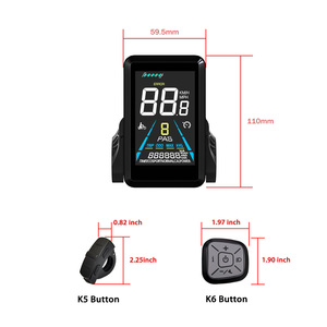 Yolin YL-81F: Pantalla a color 3,5" impermeable para e-bike, CE/EN15194/RoHS/ISO13849, para controlador 36–52V. - Product Image 2