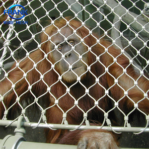 Maille de treillis en fil d'acier inoxydable 316 flexible du fournisseur chinois, tissée pour volières de zoo et enclos animaliers, découpe incluse - Product Image 6