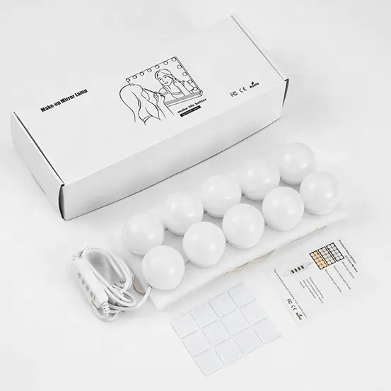 Specchio cosmetico Lights Kit, Luci A LED per Specchio con Dimmer e USB Del Telefono Trucco