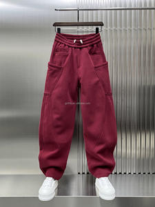 Pantalon de <span class=keywords><strong>jogging</strong></span> sport pour <span class=keywords><strong>homme</strong></span> 100 % coton, extensible, coupe-vent, pour entraînement extérieur, décontracté, grande taille, vente en gros usine - Product Image 4