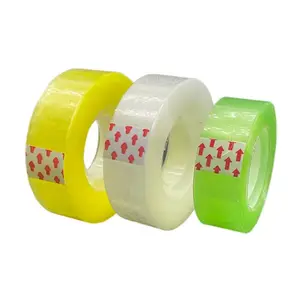 Packaging Taper Based Adhesive Bopp Stationery Tape ISO Adhesive Sticker Roll Offipacking Tapeproof Acrylic Waterproof Kunpeng