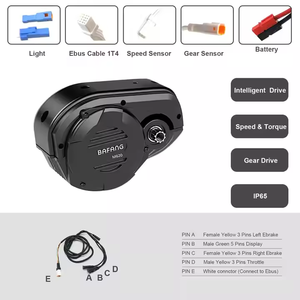 Bafang g510 נסיעה אמצע כונן מנוע אופני הר 52v 48v 1000w m620 ערכת המרה 8כיף צמיג אופניים - Product Image 2