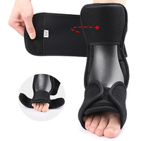 Orthèse de soutien du pied, attelle dorsale pour pied tombant, attelle de maintien de la cheville, fixation pour étirement du fascia plantaire, fermeture auto-agrippante en néoprène