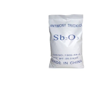 Trióxido de antimonio <span class=keywords><strong>Sb2O3</strong></span> 99.5% Polvo ignífugo con precio de fábrica Fabricantes de China - Product Image 1
