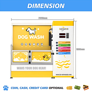 Baja tahan karat kualitas tinggi stasiun cuci anjing & kucing mesin swalayan elektrik dengan harga diskon besar - Product Image 4