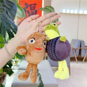 Brainrot Tung Tung Tung Sahur American Ai Mythical Beast Porte-clés figurine en bois en peluche - Product Image 3