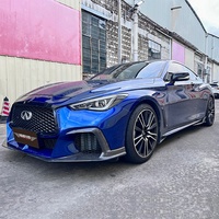 Kit de parachoques delantero y labio de fibra de carbono para Infiniti Q60 (Proyecto Black S Concept)