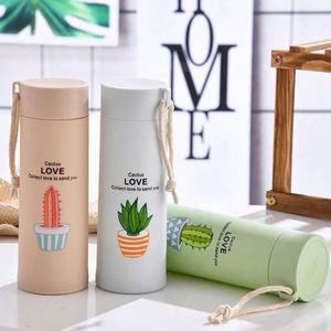 ขวดน้ำแก้วกันความร้อน ปราศจากสาร BPA ขนาด 400 มล. พร้อมฝาปิดแบบมีหูจับ ดีไซน์น่ารัก เป็นมิตรกับสิ่งแวดล้อม เหมาะเป็นของขวัญส่งเสริมการขายสำหรับเปิดเทอม - Product Image 4