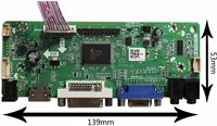 LVDS AD Board 1920x1080 DVI VAG Controller Board Kit NT68676 Treiberplatine LCD-Controller Motherboard für LCD-Anzeigepanel