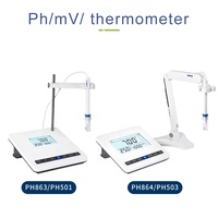 Nouvel Arrivage : pH-mètre Numérique de Laboratoire de Comptoir, Précision 0,1, avec Préchauffage Manuel, Appareil de Mesure de pH de Bureau pour Laboratoire